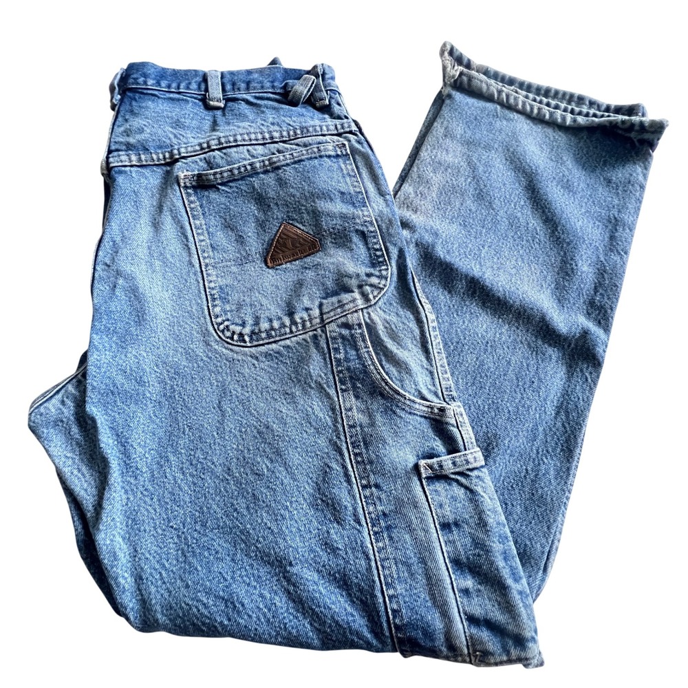 Bulwark Flame Resistant Carpenter Jeans‎ 36-37U Distressed Workwear 33 Waist